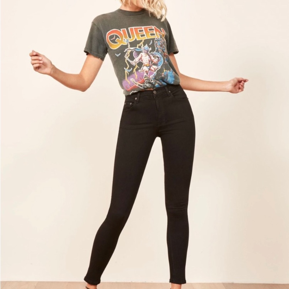 Reformation black jeans